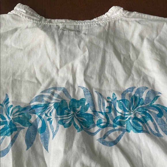 Men's Vintage Crazy Shirts White long Sleeve cotton pullover. - Picture 8 of 10